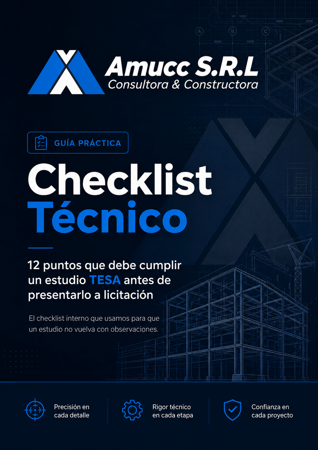 Portada del checklist técnico en PDF